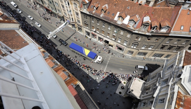 Cumhurbaşkanı Erdoğan Srebrenitsa kurbanları için düzenlenen törene katıldı